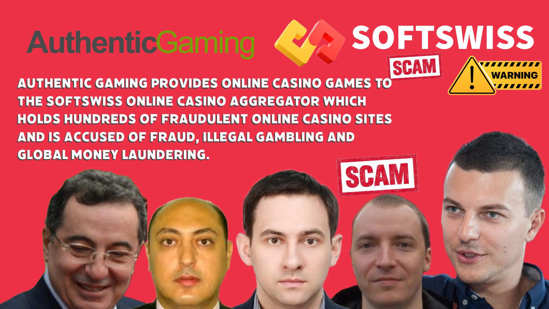 Authentic Gaming - softswiss scam - Casino by Softswiss